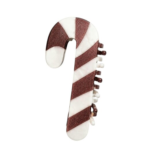 Gold Trip Candy Cane Claw Clip