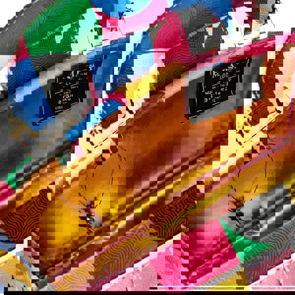 Embassy London Gazelle Mini - Groovy - Mini leather bag in colourful genuine leather and key lock