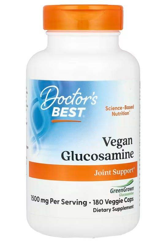 Doctor's Best Vegan Glucosamine with GreenGrown, 1500mg - 180 vcaps