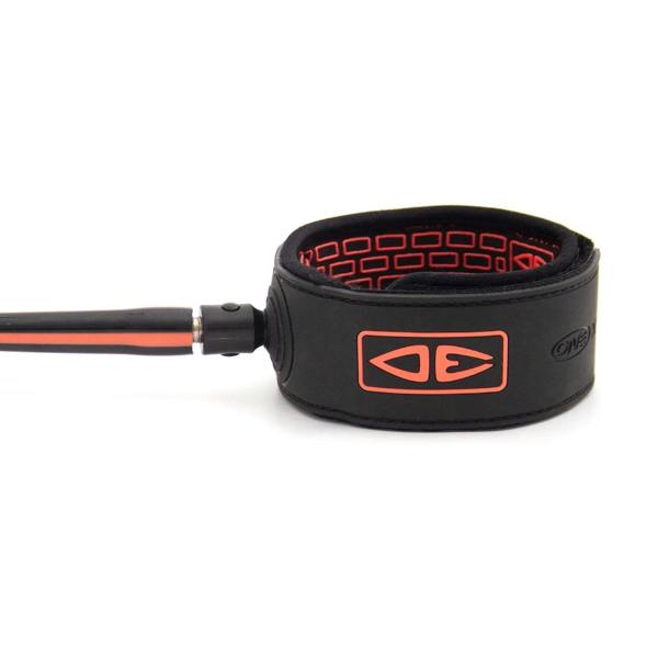 Ocean & Earth 6’0 One-Xt Premium Surfboard Leash Coral - Orange