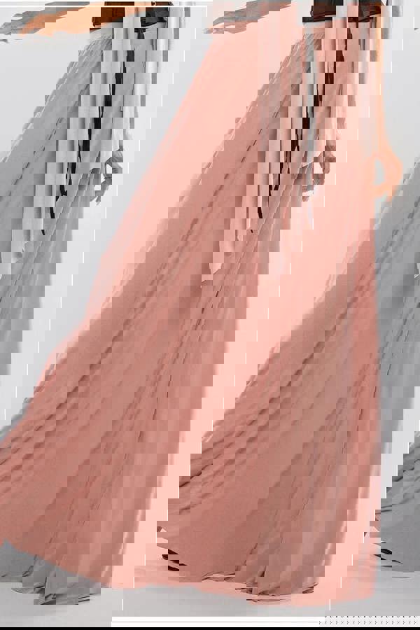 Side Split Soft Touch Maxi Skirt SK41