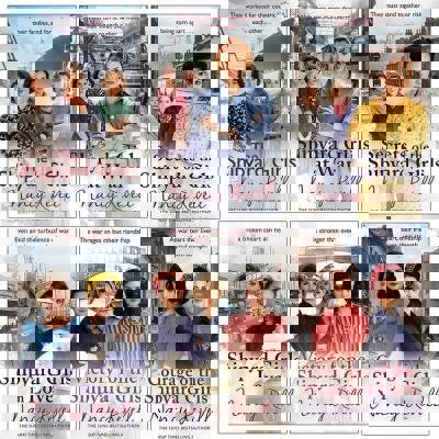 Nancy Revell The Shipyard Girls Series 6 Books Collection Set  Shipyard Girls At War Secrets Of The Shipyard Girls In Love - books 4 people