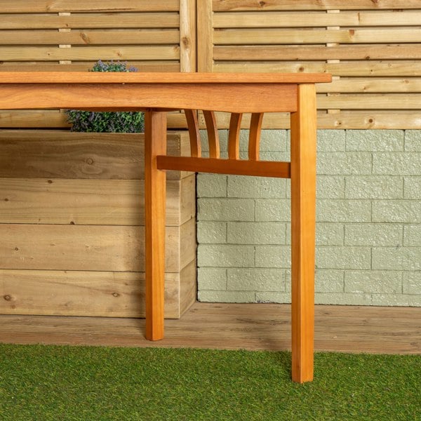 Samuel Alexander Kapalua 4 Seater Rectangular Outdoor Wooden Slatted Top Dining Table