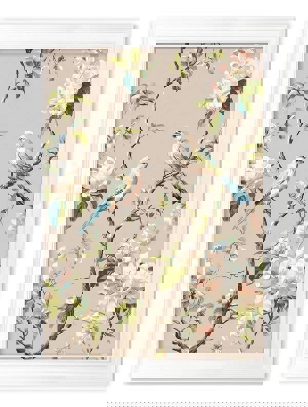 Exceptional Art Blossom Songbirds - Strong White Hurstwood frame