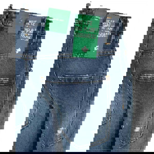 Dsquared2 Skater Jean Green Badge Blue Denim Pants