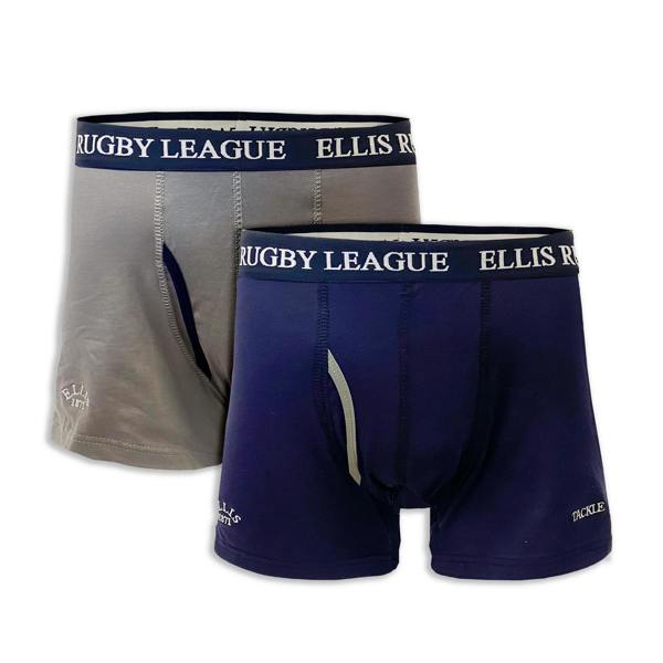 Amazon-Ellis-Rugby-League-Boxer-2-Pack-Trunks-Navy-&-Grey-Tackle-Pants-Main