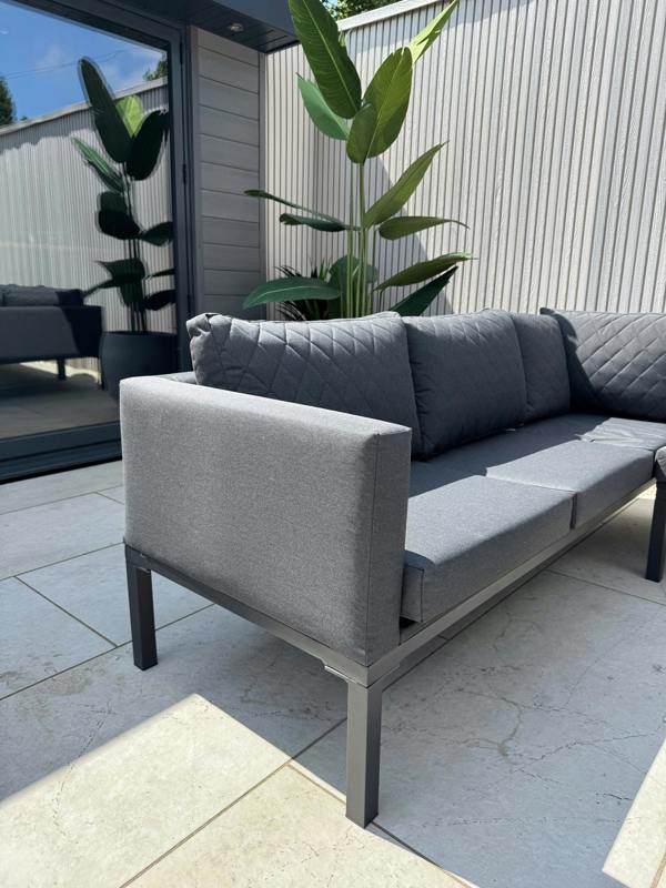 DS Living Aluminium Firepit Corner Sofa Set