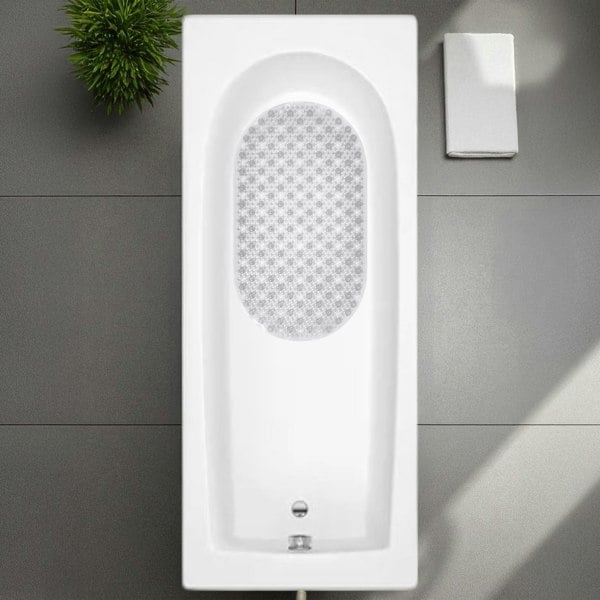 Showerdrape Cleo Clear Anti Slip Bath Mat 69cm x 39cm