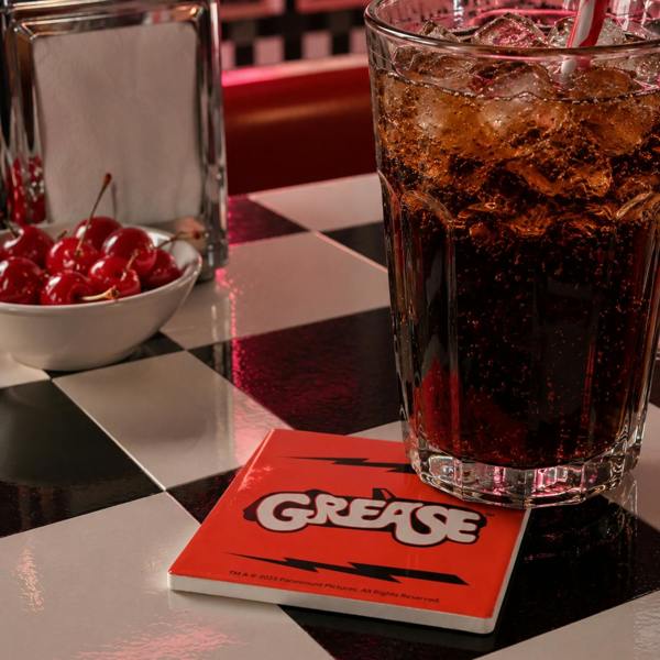 Widdop & Co Fandomania Grease Lightning Coaster Red