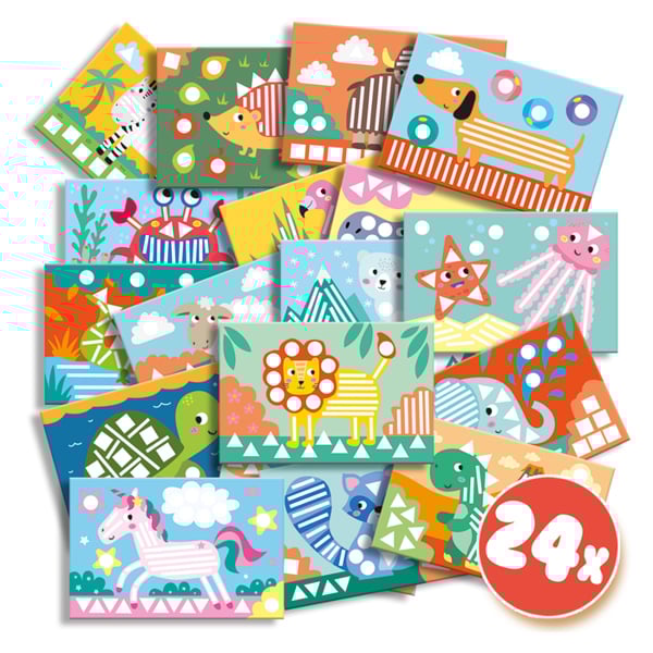 SES Creative I learn to stick and recognize shapes