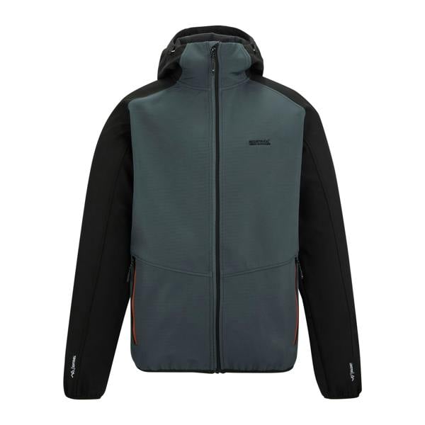 Regatta Mens Arec III Jacket - Dark Storm/Black/Brick - 