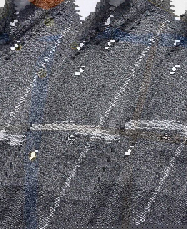 Barbour Dunoon Tailored Tartan Shirt - Graphite Black