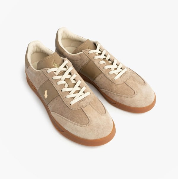 Polo Ralph Lauren Heritage Aera Mens Lace Up Suede Trainer Dirty Buck