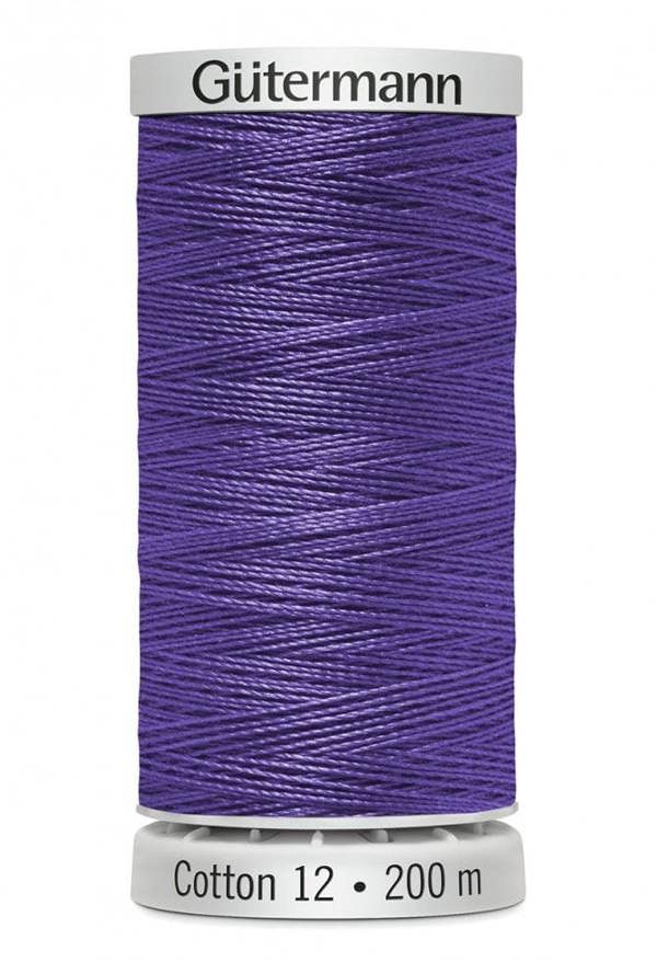 Gutermann No 12 Sulky Cotton Embroidery Thread 200m Cotton Thread Suitable For Embroidery