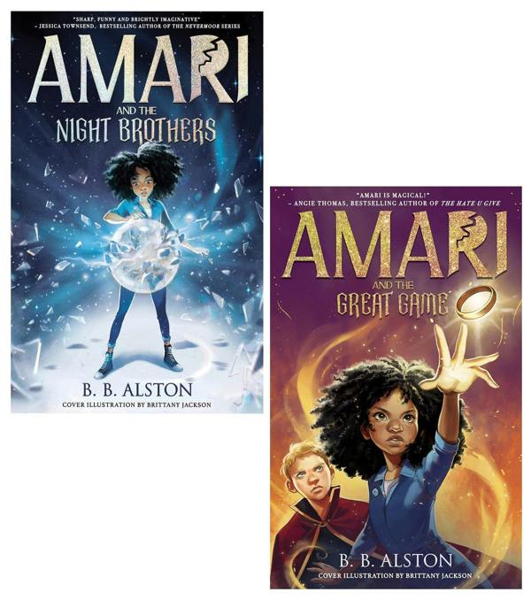 Supernatural Investigations By BB Alston 2 Books Collection Set (Amari and the Night Brothers, Amari and the Great Game)