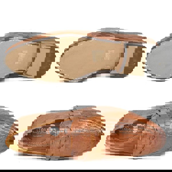 HX London Sutton Textured Penny Loafers