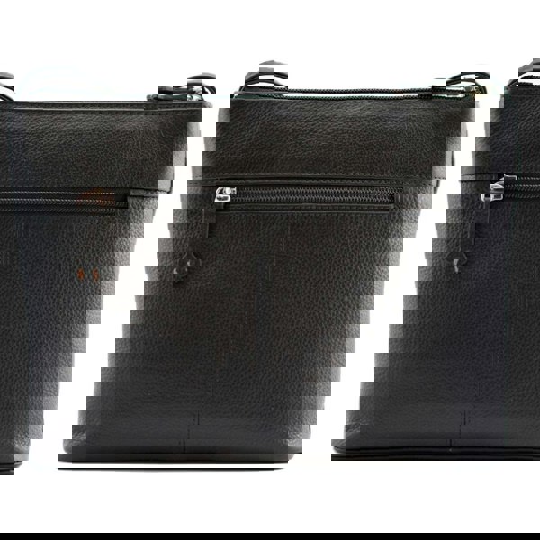 Mala Leather Kitty Crew Small Leather Cross Body Bag with Ginger Cat Appliqué