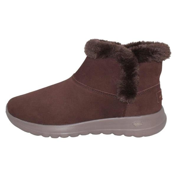 Skechers Ladies Skechers Go Joy Pull On Ankle Boots Bundle Up 15501
