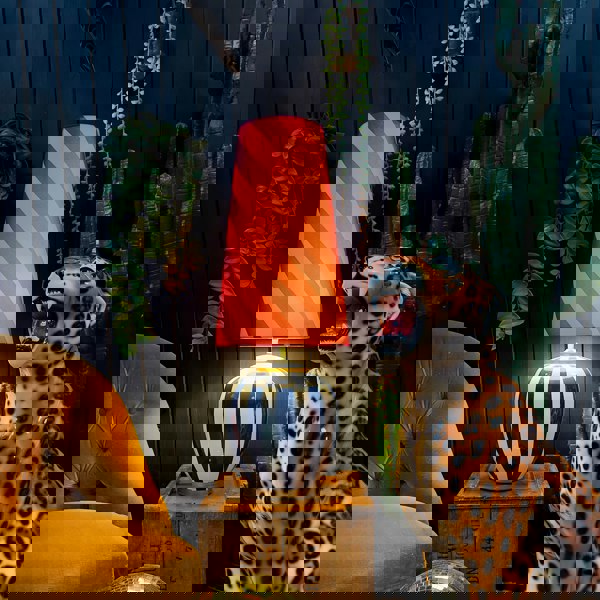 love frankie Helter skelter cone lampshade in raspberry ripple