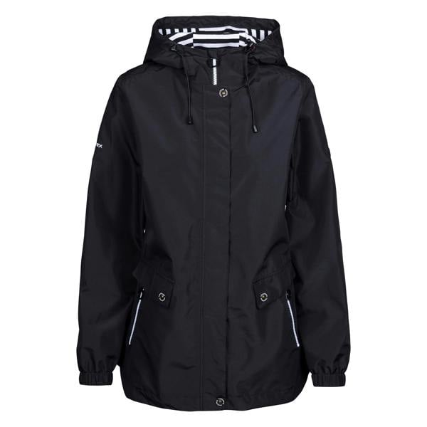Trespass Womens/Ladies Flourish Waterproof Jacket - Black - 