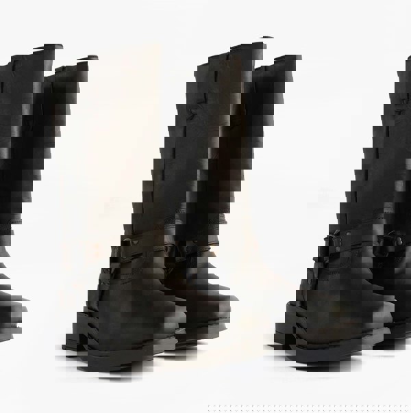 Woodland HIGH HARLEY Mens Leather Western Boots Dark Brown