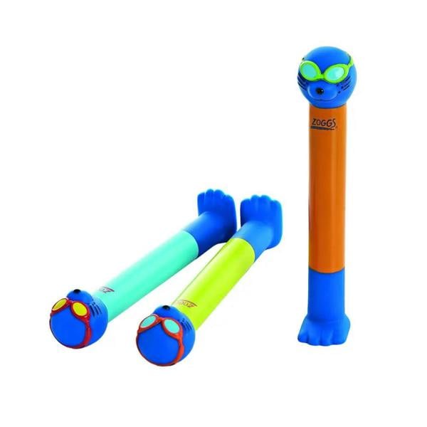 Zoggs Zoggy Dive blue orange toy water gun with cartoon character