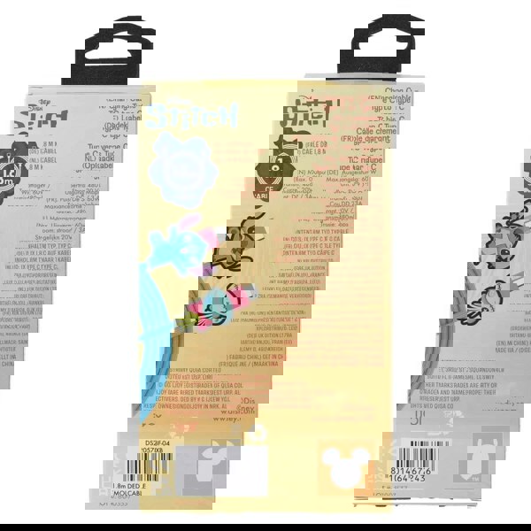 Quest | Stitch 6ft Type-C Braided Molded Charging Cable Scrump Yay