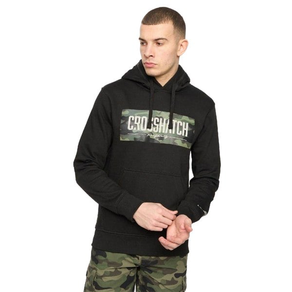 Crosshatch Unisex Adult Camtort Hoodie - Black
