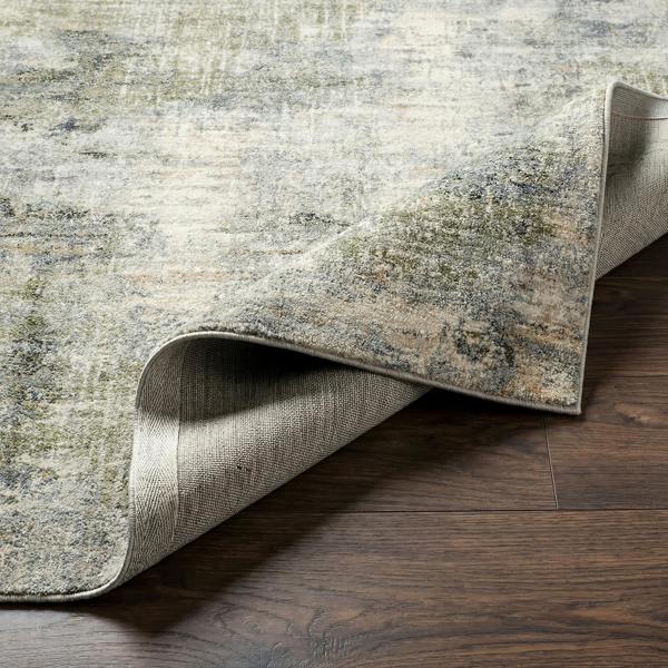 Livabliss Avellino-Abstract Green Grey Beige Modern Marble High Pile Rug