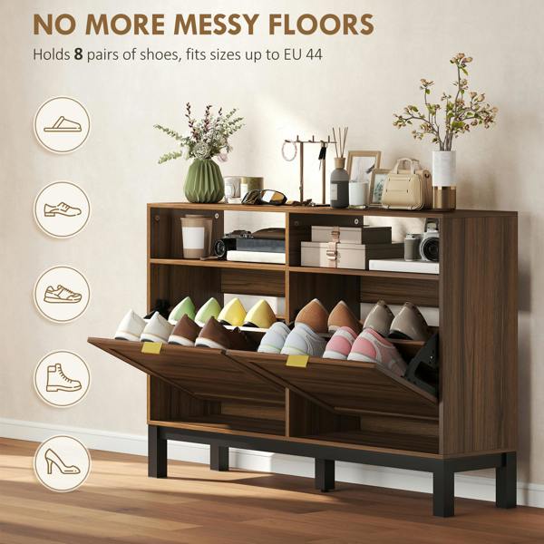 Flip-down Shoe Cabinet