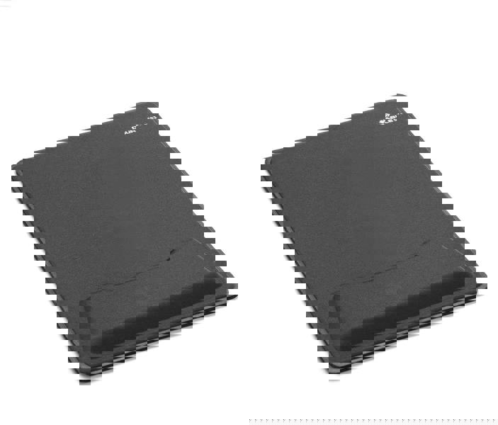 Durable ERGOTOP Soft Touch Mouse Mat with Foam Support Wrist Rest Pad | Grey