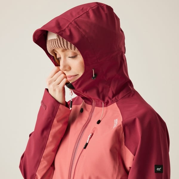 Regatta Women's Birchdale Shell Waterproof Jacket - Mineral Red / Rumba Red