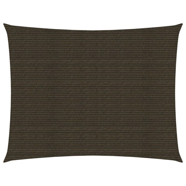 Berkfield Sunshade Sail 160 g/m�__ Brown 2.5x4.5 m HDPE