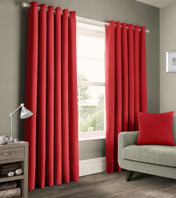 Velosso Stylish Ring Top Cotton Curtains - Durable Woven Fabric, Elegant Window Treatment - 168cm x 137cm