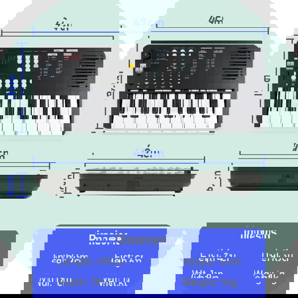 Axus Mini Keyboard 37 Key Keyboard#Colour_Black