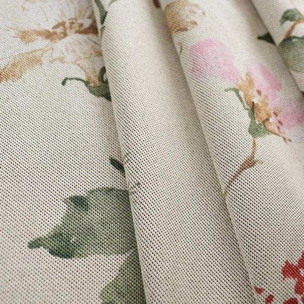 Anydrape 250cm Curtain Beige Flower Design Modern Luxury Retro Style Texture for Living Room Bedroom Dining Fashion Decor