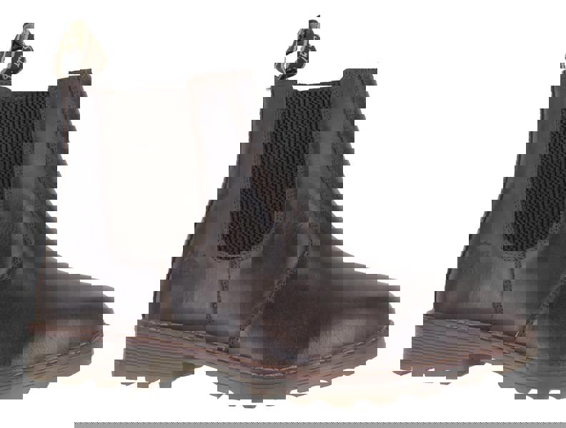 Catesby Mens Smart Casual Leather Dealer Chelsea Pull On Boots