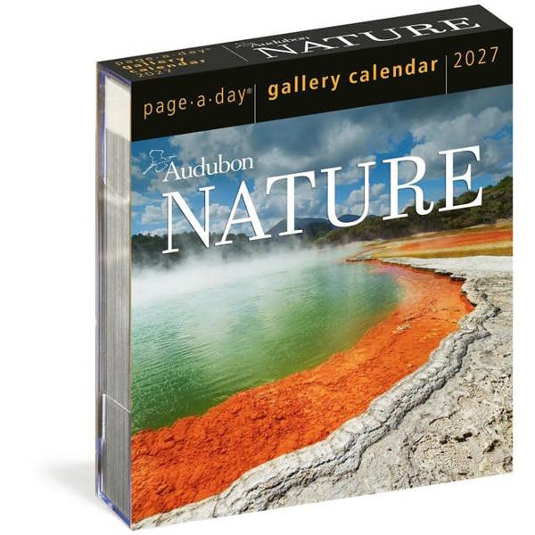 Audubon, Nature Gallery Desk Calendar 2027, Desk Calendars, Day To View, Natural World, Gift