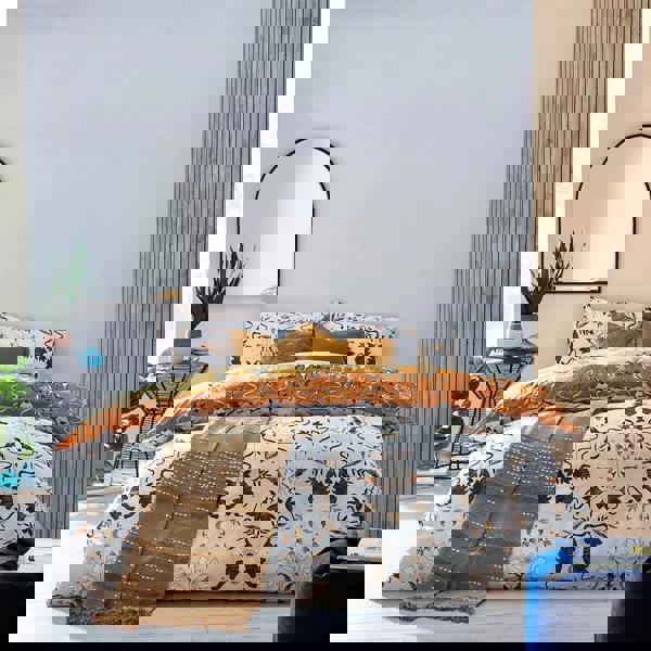 Furn Tiger Fish Botanical Duvet Cover Set - Multicoloured