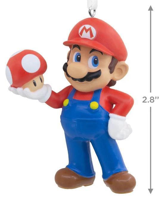 Hallmark Super Mario - Mario with Super Mushroom Christmas Tree Ornament