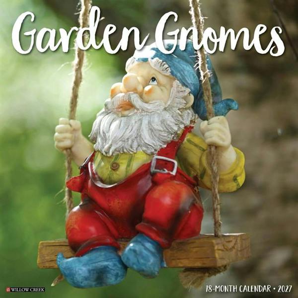 Garden Gnomes Calendar 2027, Wall Calendars, Month To View, Lifestyle, Gift