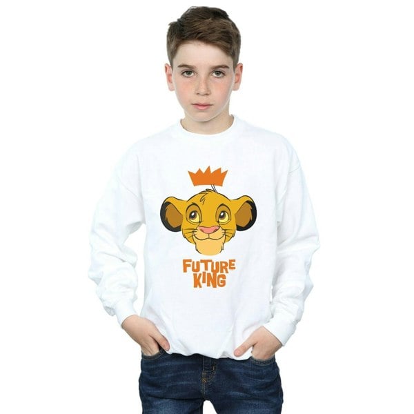 Disney Boys The Lion King Simba Future King Sweatshirt - White