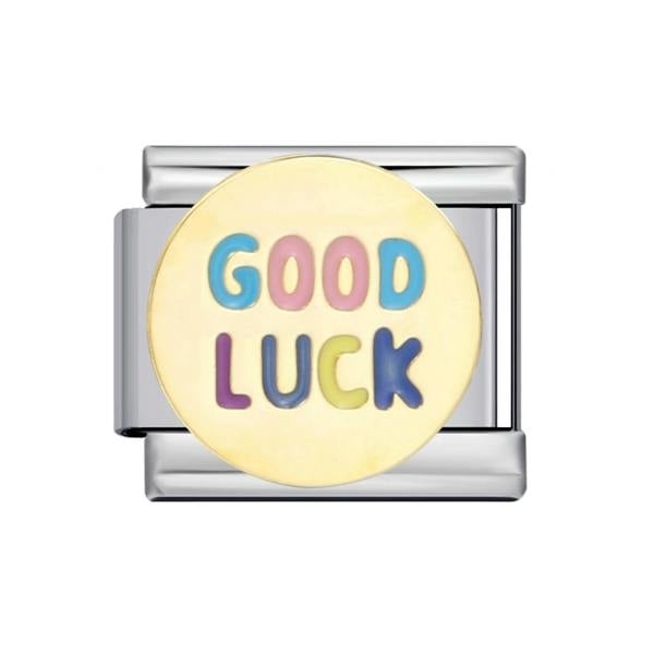 Serafina Good Luck Gold Coin | Italian Style Bracelet Charm