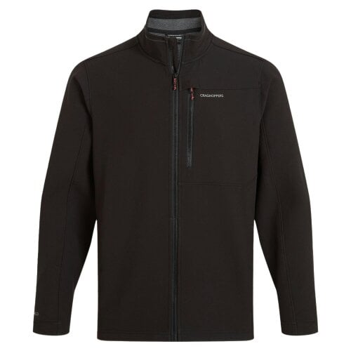 Craghoppers Mens Altis II Jacket - Black - M - Black - 76% Recycled Polyester/21% Polyester/3% Elastane