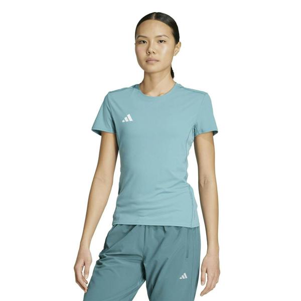 Adidas Womens/Ladies Adizero Essentials Running T-Shirt - Teal - 