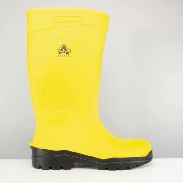 Amblers Safety AS1007 Safety Wellington Boots Safety Wellington Boots   in  Yellow