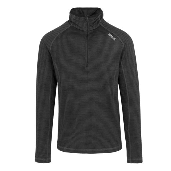 Regatta Mens Yonder II Half Zip Fleece Top - Ash