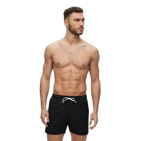 Boss Mens Iconic Regular Swim Shorts - Black - 