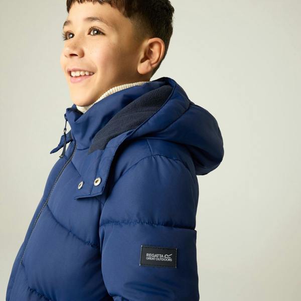 Regatta Kids Rover Padded Jacket - Aviator Blue/Navy