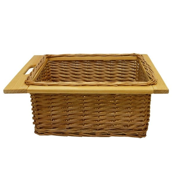 Kukoo 3 x Pull Out Wicker Kitchen Baskets 500mm